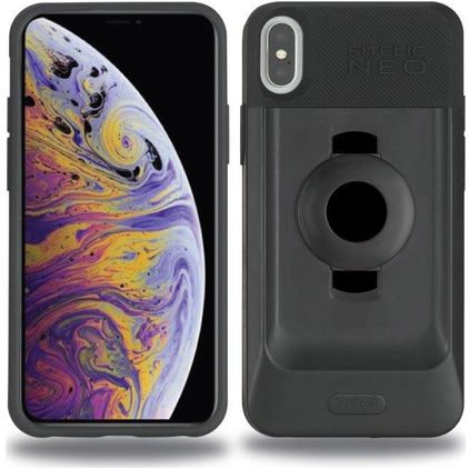 Tigra FitClic Neo Case iPhone XS Max Hoesje Hardcase Backcover Shockproof - Zwart