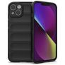 Mobigear Bumpy iPhone 14 Hoesje Flexibel TPU Backcover - Zwart