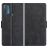 Mobigear Slim Magnet Motorola Moto G50 Hoesje Bookcase Portemonnee - Zwart