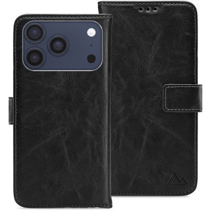 My Style Flex Wallet iPhone 18 Pro Max Hoesje Bookcase Portemonnee - Zwart