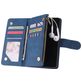 Mobigear Zipper Huawei P40 Hoesje Bookcase Portemonnee - Blauw