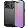 Mobigear Brushed Slim iPhone 18 Pro Hoesje Flexibel TPU Backcover - Zwart