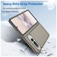Mobigear Crystal Google Pixel Fold Hoesje Hardcase Backcover Shockproof - Grijs