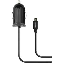 Mobiparts Autolader Micro USB 1 m 2.1A - Zwart