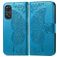 Mobigear Butterfly OPPO Reno 8T 4G Hoesje Bookcase Portemonnee - Blauw