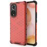 Mobigear Honeycomb HONOR 50 Hoesje Hardcase Backcover Shockproof - Rood