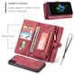 Caseme 008 iPhone XS Hoesje Uitneembare 2in1 Bookcase Portemonnee - Rood