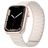 Mobigear Loop Mag Siliconen Apple Watch Bandje Magneetsluiting - 42/41/40/38 mm - Sterrenlicht