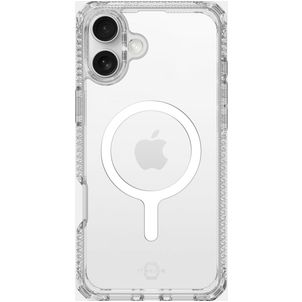 ITSKINS Level 2 HybridMagClear R Doorzichtig iPhone 16 MagSafe Hoesje Hardcase Backcover Shockproof - Transparant