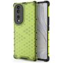 Mobigear Honeycomb HONOR 70 Hoesje Hardcase Backcover Shockproof - Groen