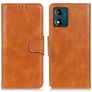 Mobigear Classy Motorola Moto E13 Hoesje Bookcase Portemonnee - Cognac