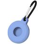 Mobigear Circle Key Apple AirTag Hoesje Flexibel TPU Sleutelhanger - Denim Blue