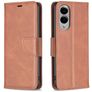 Mobigear Excellent Samsung Galaxy S25 Edge Hoesje Bookcase Portemonnee - Bruin