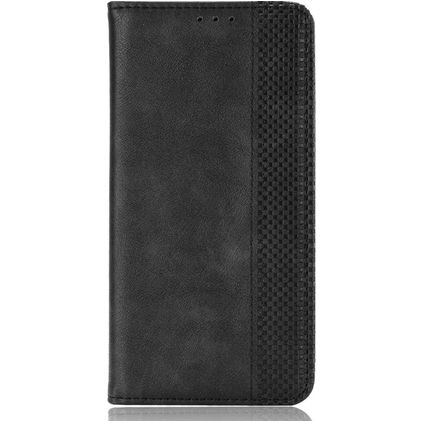 Mobigear Sensation Motorola Moto E22 Hoesje Bookcase Portemonnee - Zwart