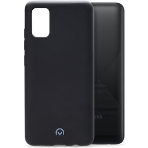 Mobilize Rubber Gelly Samsung Galaxy A02s Hoesje Flexibel TPU Backcover - Matt Black