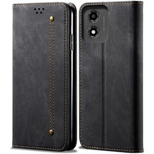 Mobigear Ranch Motorola Moto E14 Hoesje Bookcase Portemonnee - Zwart