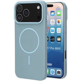 Mobiparts Slim Line iPhone 17 Pro Max MagSafe Hoesje Hardcase Backcover - Sage Green