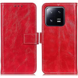 Mobigear Basic Xiaomi 13 Hoesje Bookcase Portemonnee - Rood