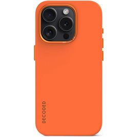 Decoded iPhone 15 Pro Siliconen Hoesje Backcover - Apricot Crush Decoded iPhone 15 Pro Siliconen Hoesje Backcover - Apricot Crush