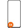 Mobigear Premium Motorola Moto G8 Power Glazen Screenprotector - Case Friendly - Zwart (3-Pack)