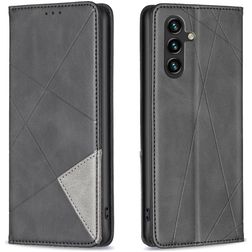 Mobigear Rhombus Slim Samsung Galaxy A56 Hoesje Bookcase - Zwart