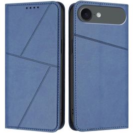 Mobigear Frosted Flip iPhone Air Hoesje Bookcase Portemonnee - Blauw