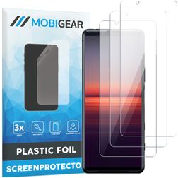 Mobigear Sony Xperia 5 II Screenprotector Folie - Case Friendly (3-Pack)