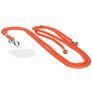 Mobiparts Nylon Universeel Verstelbaar Telefoonkoord - Oranje