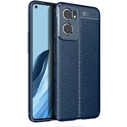 Mobigear Luxury OnePlus Nord CE 2 Hoesje Flexibel TPU Backcover - Blauw