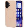 Mobiparts Slim Line iPhone 16 MagSafe Hoesje Hardcase Backcover - Dune Sand