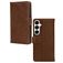 Mobilize Wallet Samsung Galaxy A16 Hoesje Echt Leer Bookcase Portemonnee - Bruin