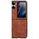 Mobigear Excellent OPPO Find N2 Flip Hoesje Hardcase Backcover - Bruin