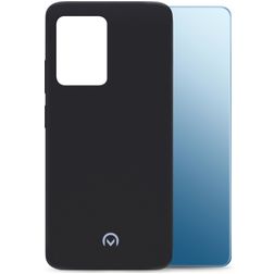 Mobilize Rubber Gelly Xiaomi Redmi Note 12 Pro Hoesje Flexibel TPU Backcover - Matt Black