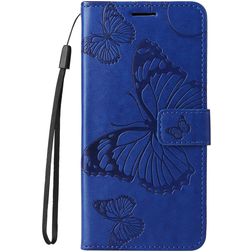 Mobigear Butterfly HONOR 200 Lite Hoesje Bookcase Portemonnee - Blauw