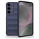 Mobigear Bumpy Samsung Galaxy S25 Plus Hoesje Flexibel TPU Backcover - Donkerblauw