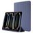 Mobigear Tri-Fold Gel iPad Pro 11 Inch (2025) Hoes TPU,Kunstleer Bookcase + Stylus Houder - Paars