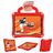 Mobigear Football iPad Air 11 Inch (2026) Hoes EVA Schuim Backcover + Schouderband + Standaard - Rood