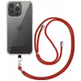 Mobigear Lanyard Universeel Telefoonkoord Verstelbaar - Rood