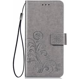 Mobigear Clover Samsung Galaxy S20 Hoesje Bookcase Portemonnee - Grijs