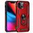 Mobigear Armor Ring iPhone 13 Mini Hoesje Hardcase Backcover Shockproof met Ringhouder - Rood