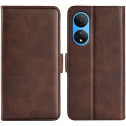 Mobigear Slim Magnet HONOR X7 Hoesje Bookcase Portemonnee - Bruin