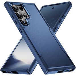 Mobigear Heavy Armor Samsung Galaxy S24 Ultra Hoesje Hardcase Backcover Shockproof - Blauw