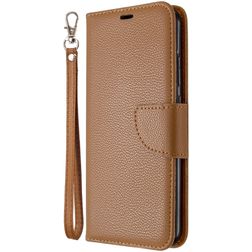 Mobigear Excellent Huawei P40 Lite E Hoesje Bookcase Portemonnee - Bruin