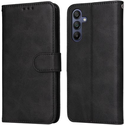 Mobigear Wallet Samsung Galaxy A16 Hoesje Bookcase Portemonnee - Zwart