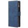 Mobigear Zipper Samsung Galaxy A71 Hoesje Bookcase Portemonnee - Blauw