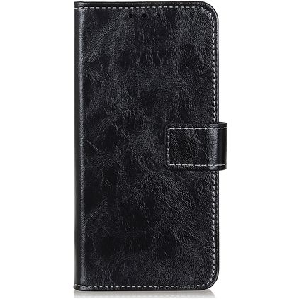 Mobigear Basic LG K50s Hoesje Bookcase Portemonnee - Zwart