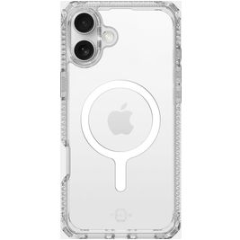 ITSKINS Level 2 HybridMagClear R Doorzichtig iPhone 16 Plus MagSafe Hoesje Hardcase Backcover Shockproof - Transparant