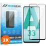 Mobigear Premium Samsung Galaxy A33 Glazen Screenprotector - Case Friendly - Zwart (3-Pack)