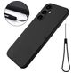Mobigear Rubber Touch Samsung Galaxy S24 FE Siliconen Hoesje Backcover - Zwart