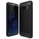 Mobigear Brushed Slim Samsung Galaxy S8 Hoesje Flexibel TPU Backcover - Zwart